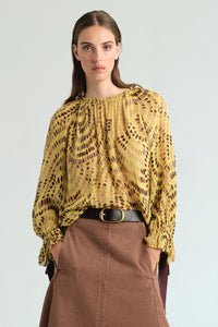 Cecile Top in Veneta Arc Yellow
