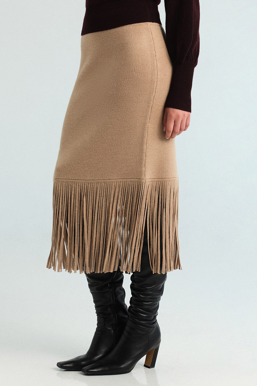 Delphi Skirt in Camel