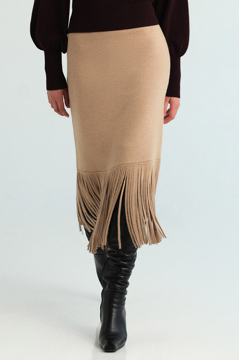 Delphi Skirt in Camel