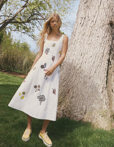 Soren Dress in Optic White