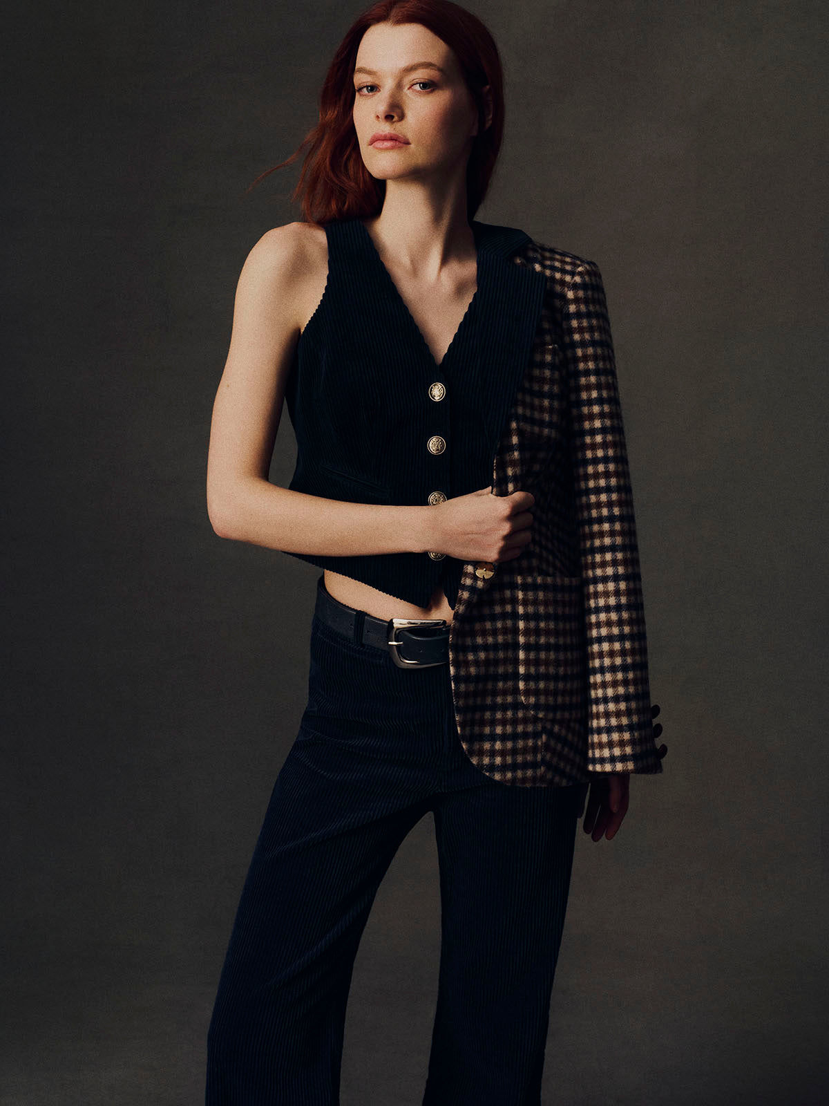 Annie Pant in Cooper Corduroy Navy
