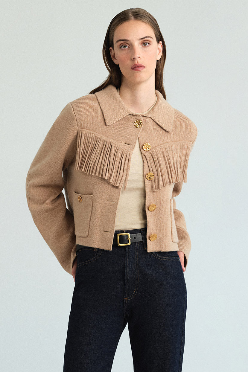 Olympia Jacket in Camel