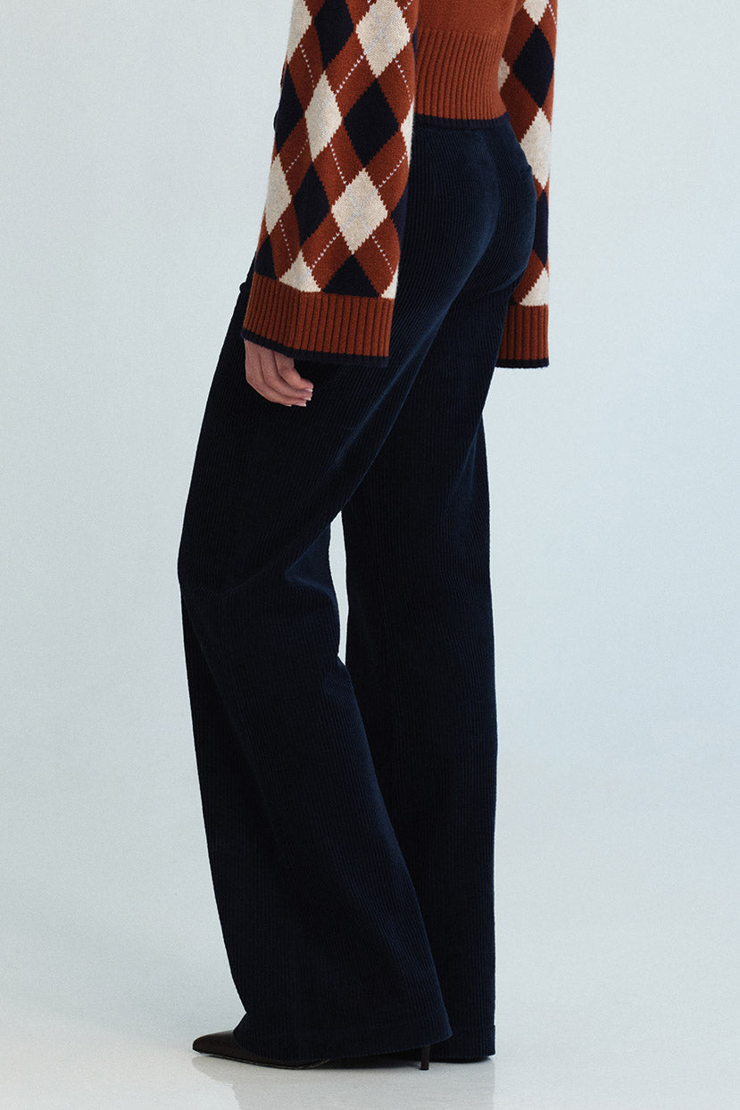 Annie Pant in Cooper Corduroy Navy