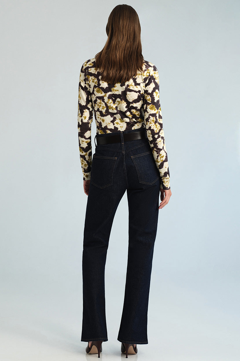 Piper Top in Spotted Black