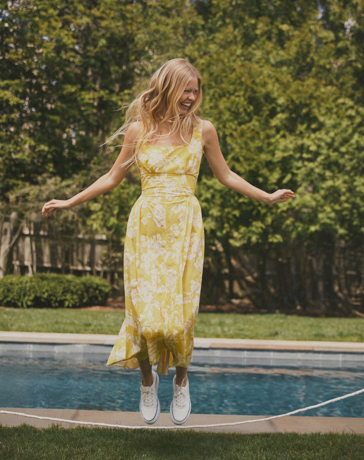 Cadence Dress in Buttercup Multi