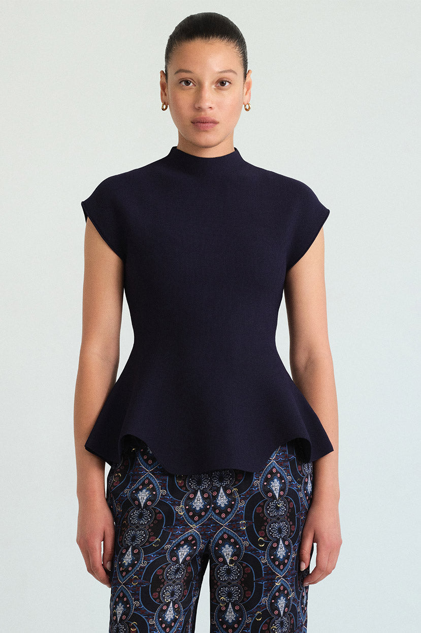 Joanie Top in Navy