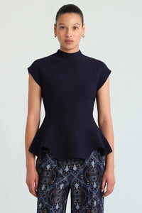 Joanie Top in Navy