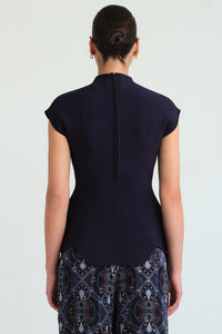 Joanie Top in Navy