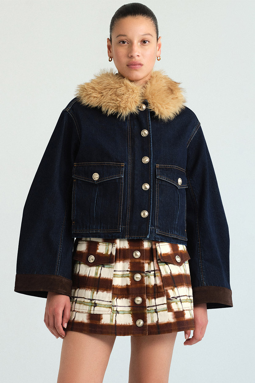 Stirling Collar in Caramel Fur