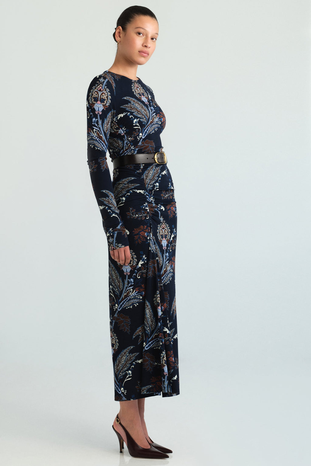 Piermond Dress in Mod Paisley Navy