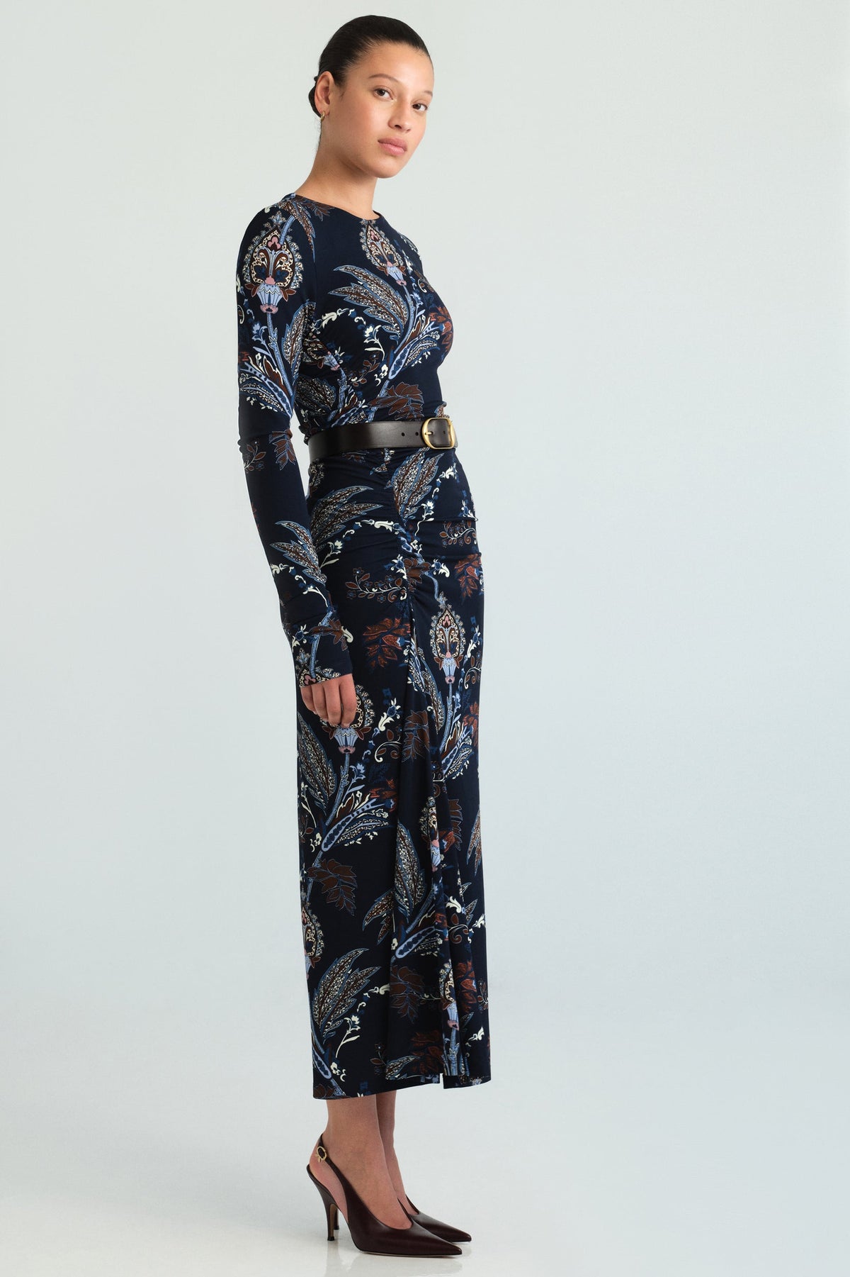 Piermond Dress in Mod Paisley Navy