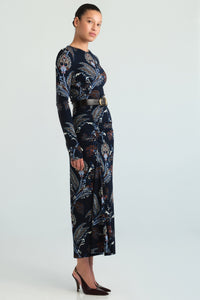 Piermond Dress in Mod Paisley Navy
