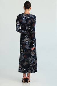Piermond Dress in Mod Paisley Navy