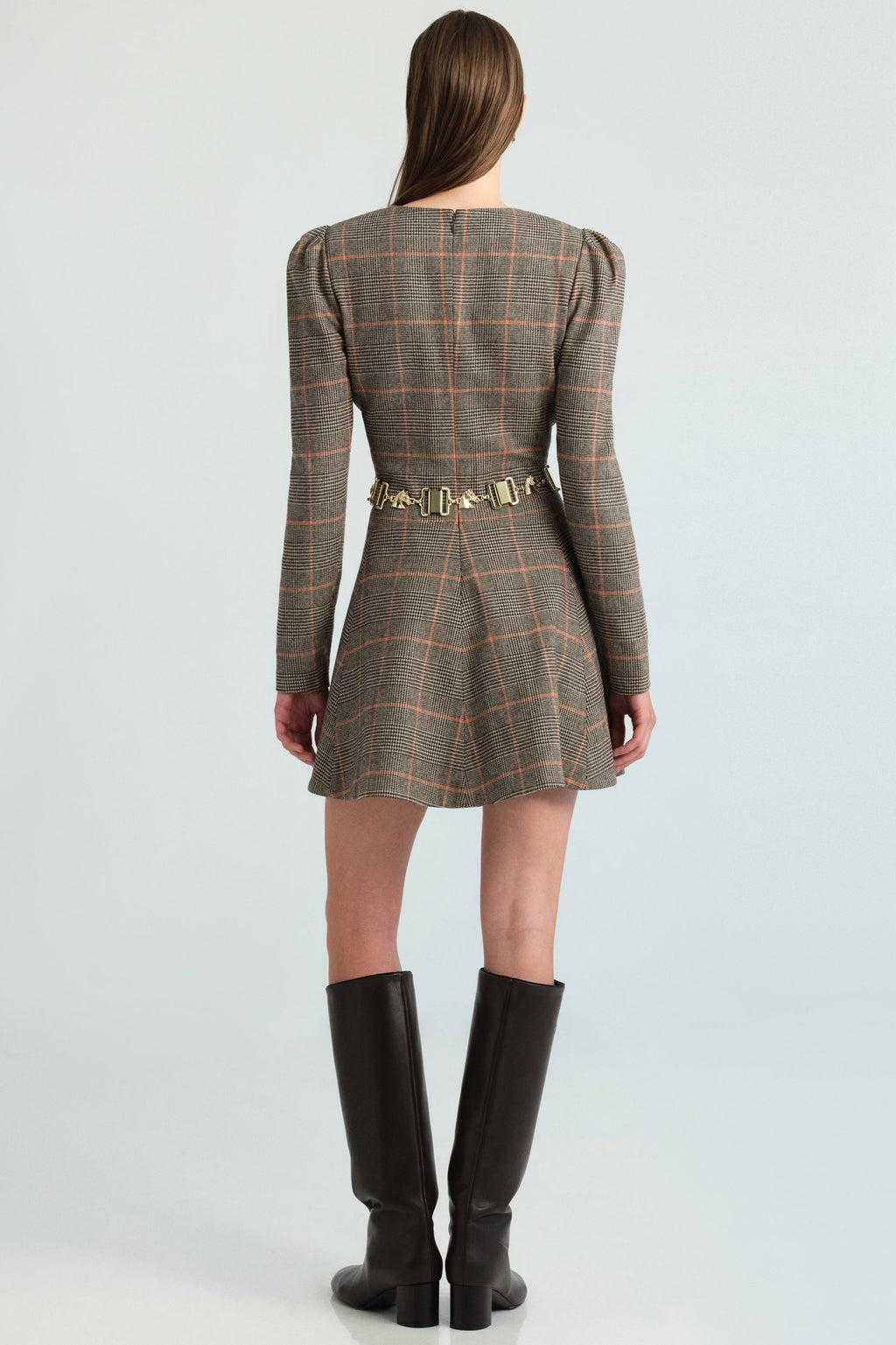 Rizzo Mini Dress in Odette Plaid