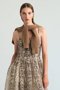 Ellery Cardigan in Camel Heather