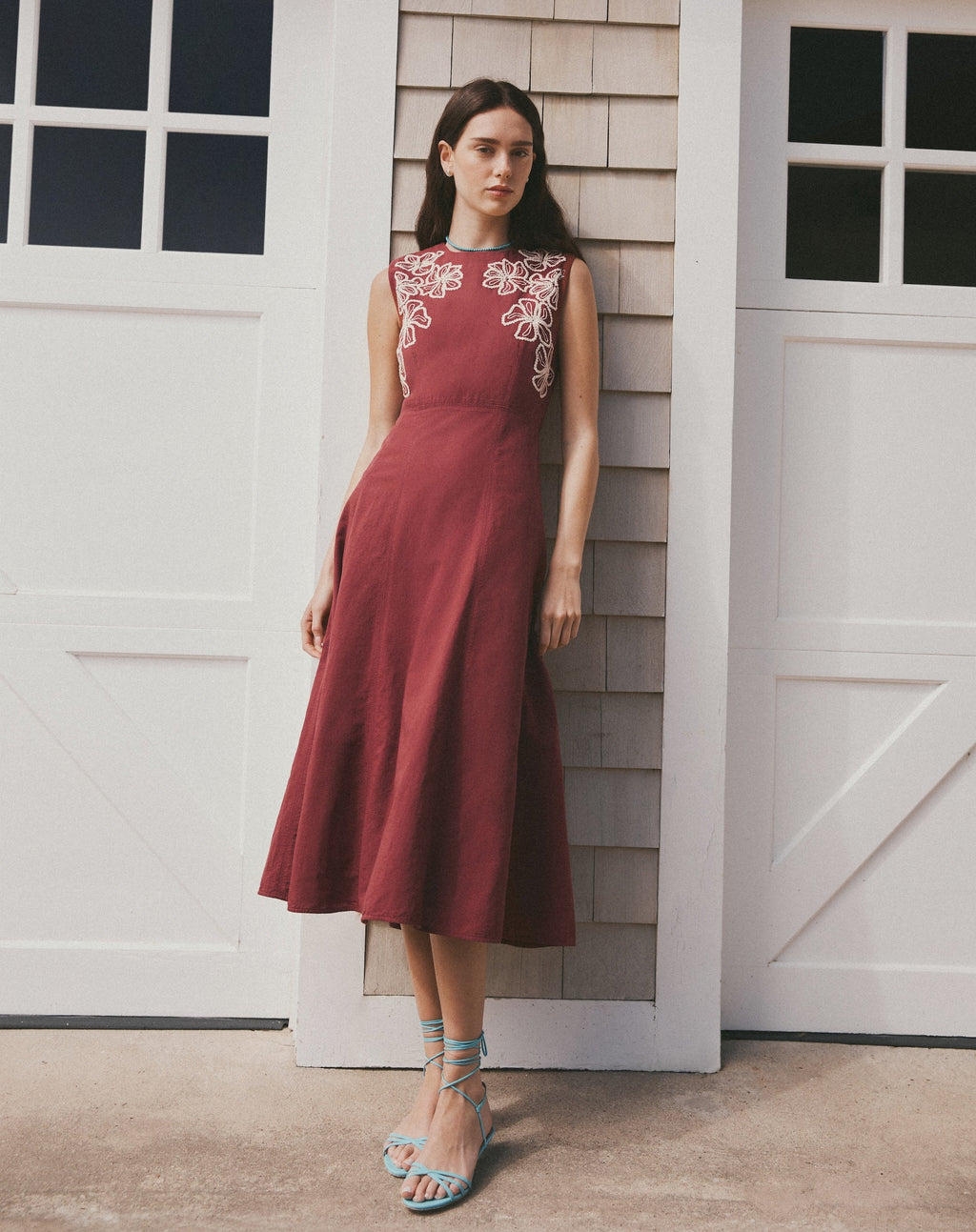 Sloane Dress in Redwood