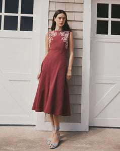Sloane Dress in Redwood