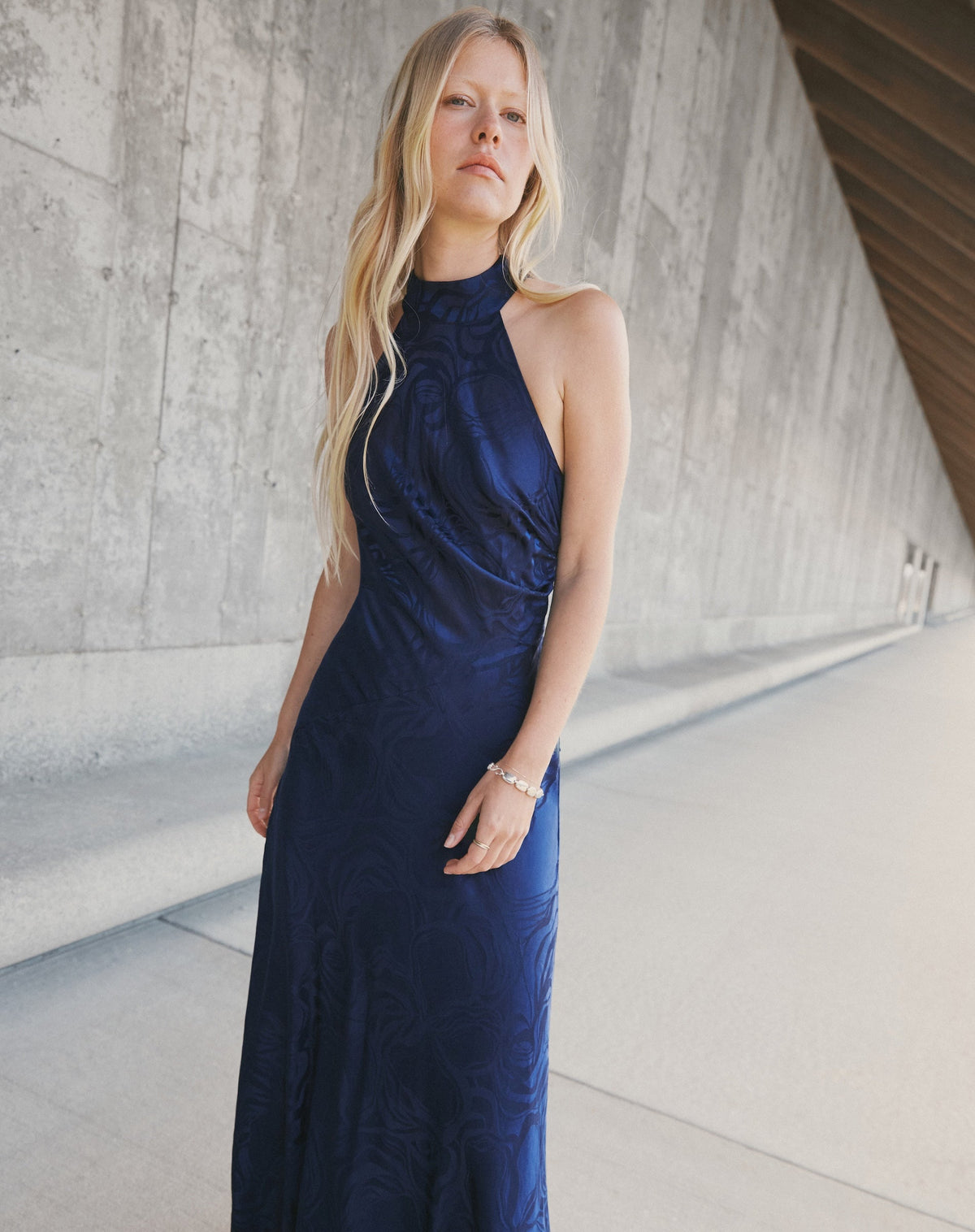 Anais Dress in Maritime Blue
