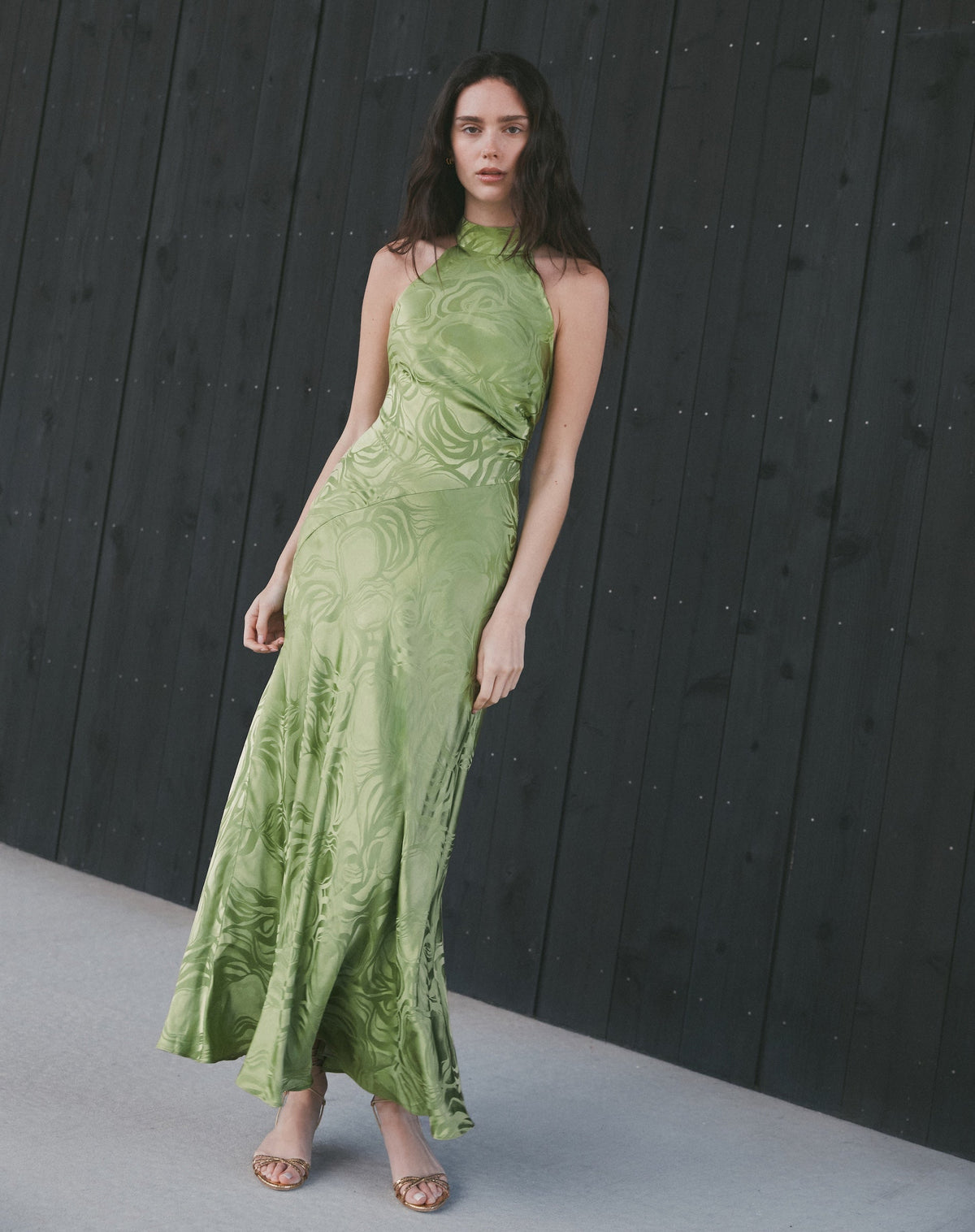 Anais Dress in Artichoke