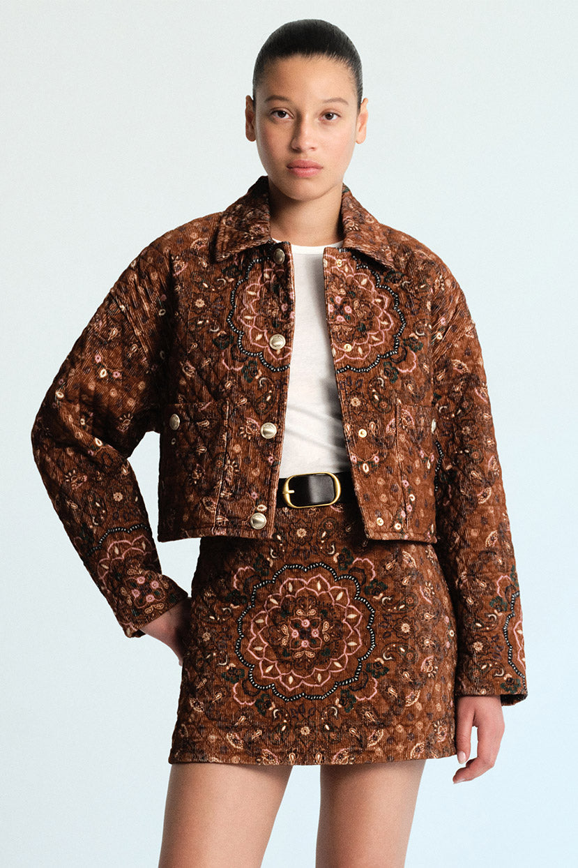 Alejandro Jacket in Bandana Camel