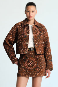 Alejandro Jacket in Bandana Camel