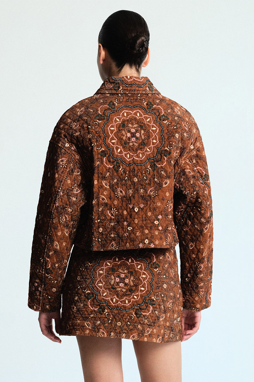 Alejandro Jacket in Bandana Camel