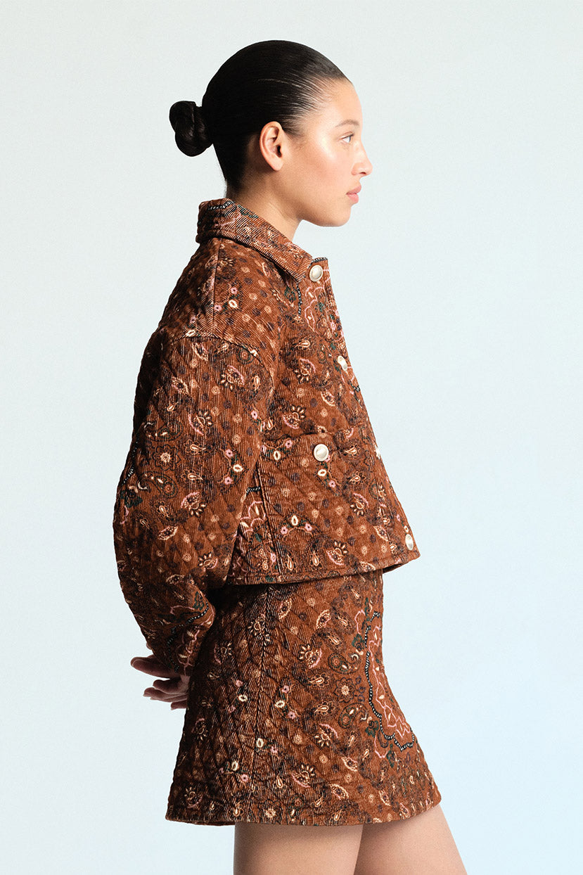 Alejandro Jacket in Bandana Camel