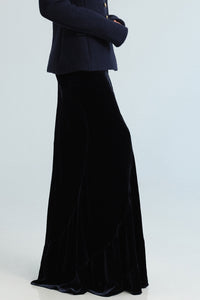 Samara Maxi Skirt in Inky Navy