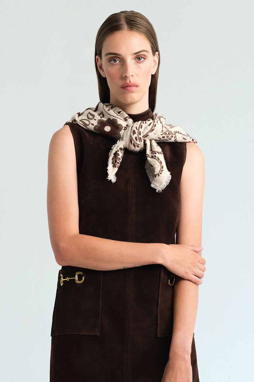 Tai Scarf in Bandana Ivory