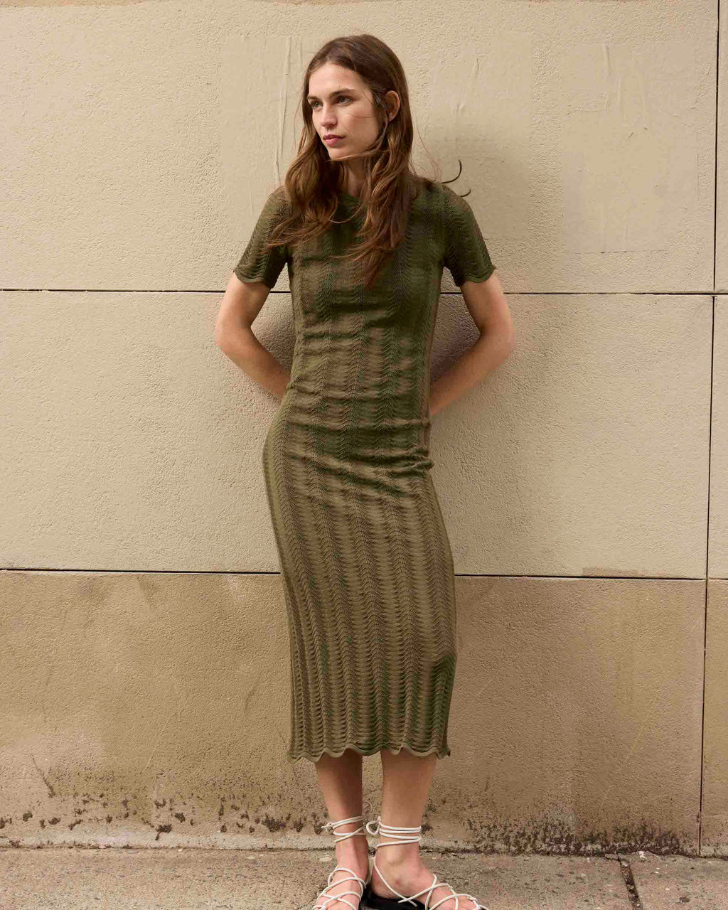 Leighton Dress in Fern