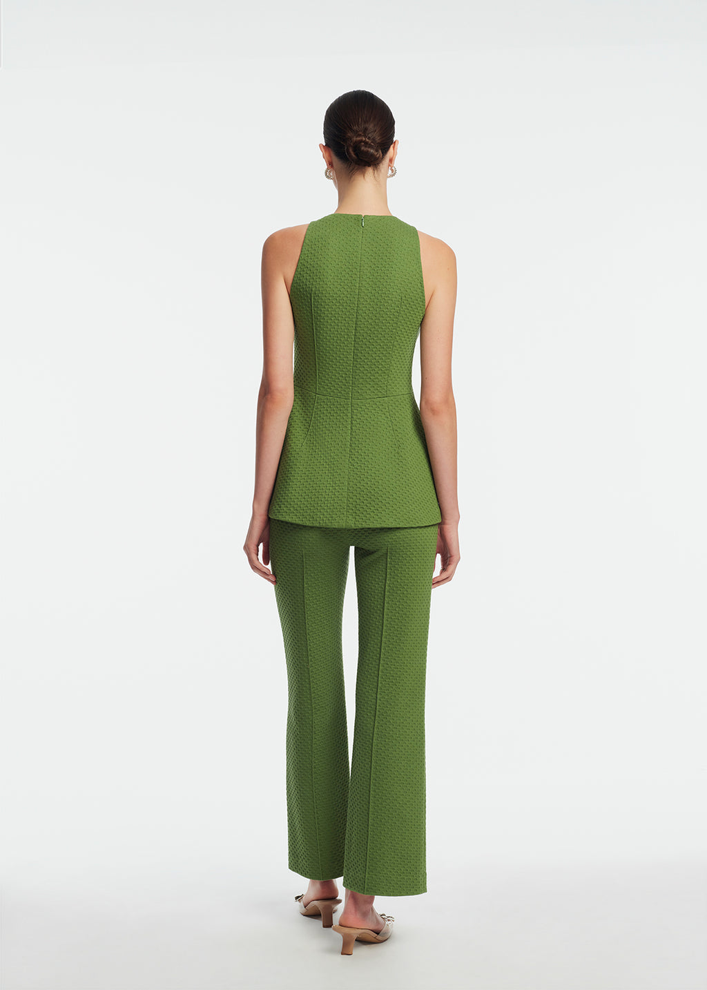Textured Jersey Kate Pant in Cactus