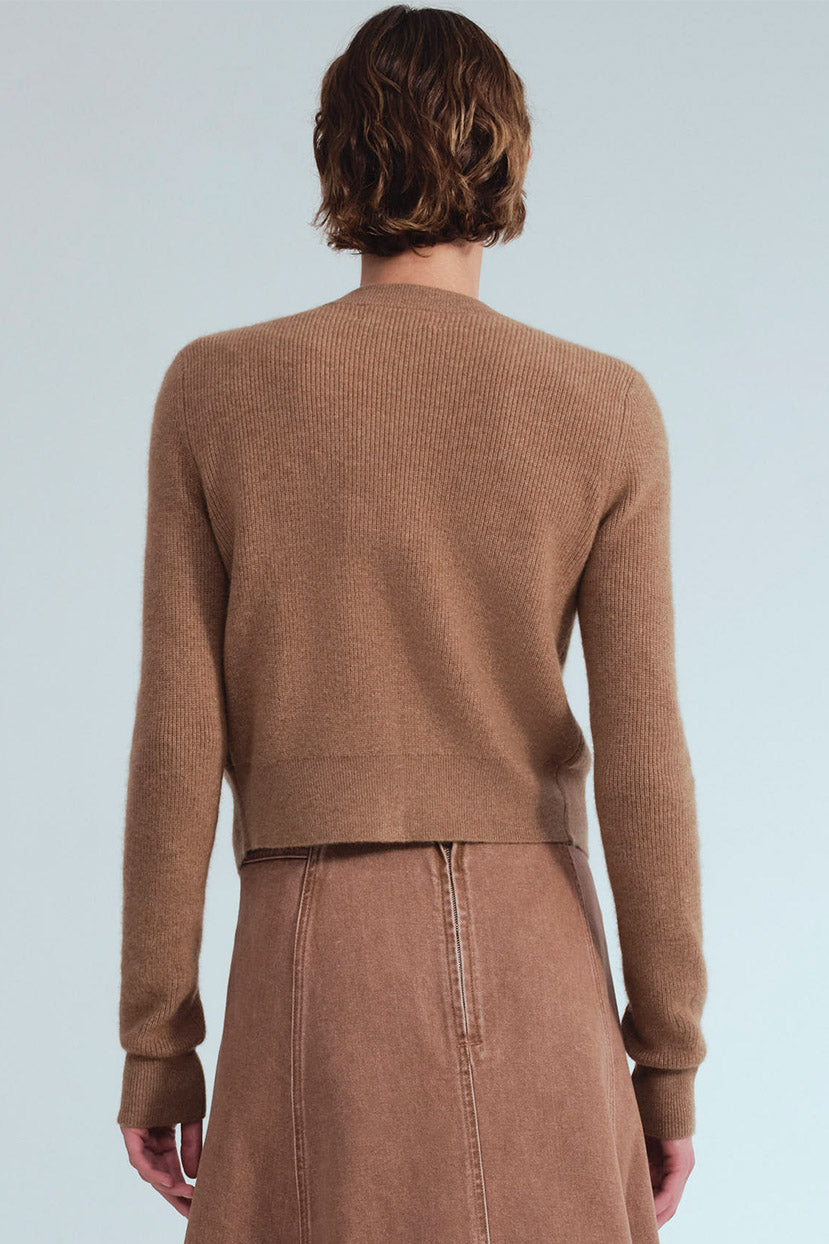 Ellery Cardigan in Camel Heather