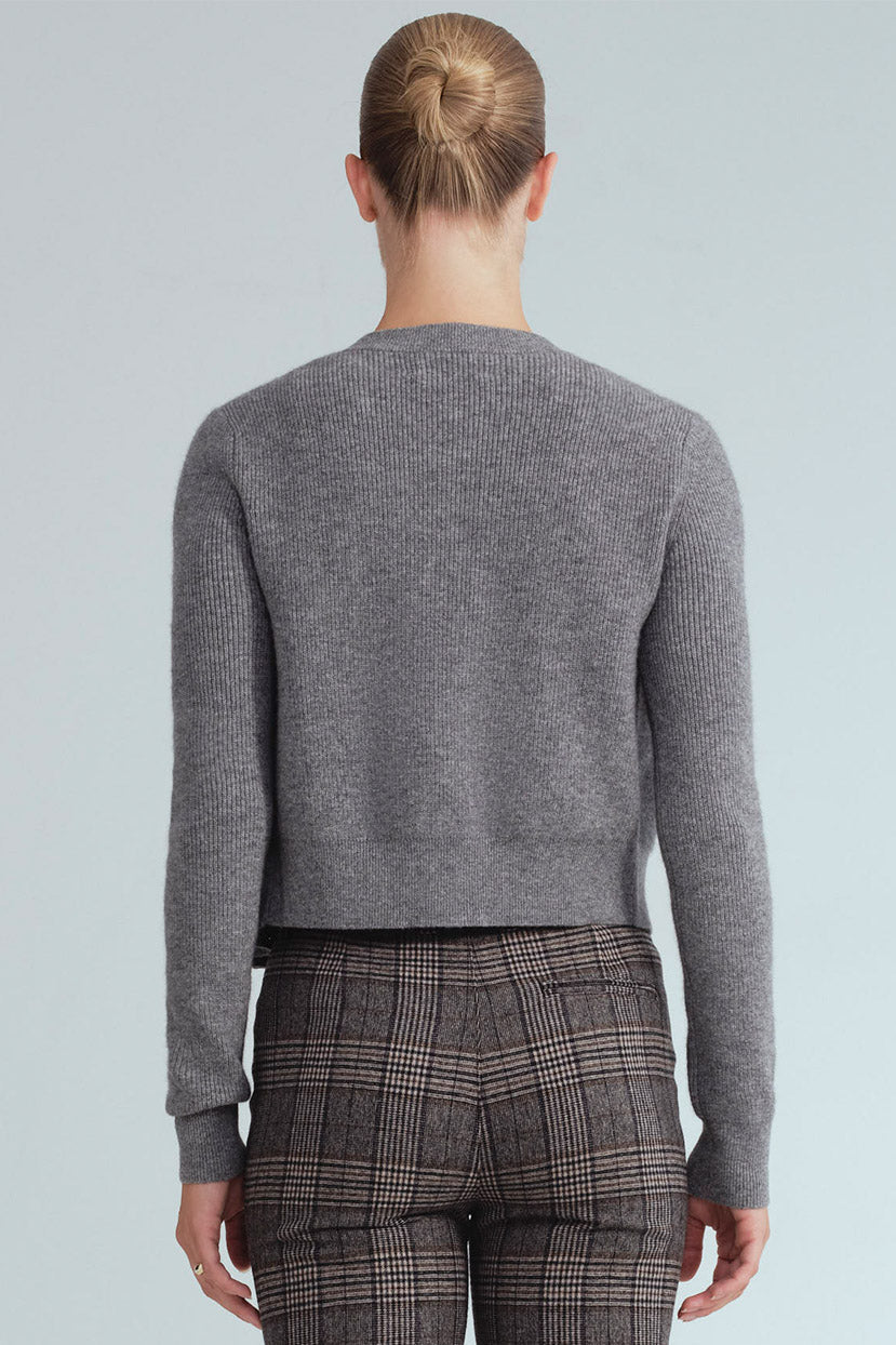 Ellery Cardigan in Grey Heather