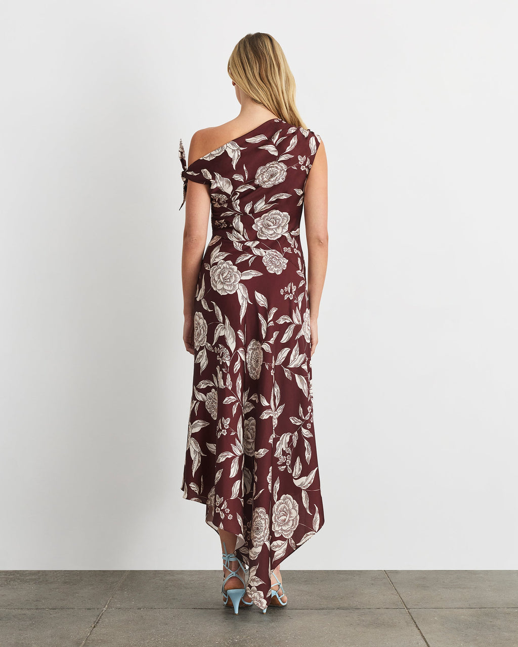 Loretta Dress in Deep Redwood Multi