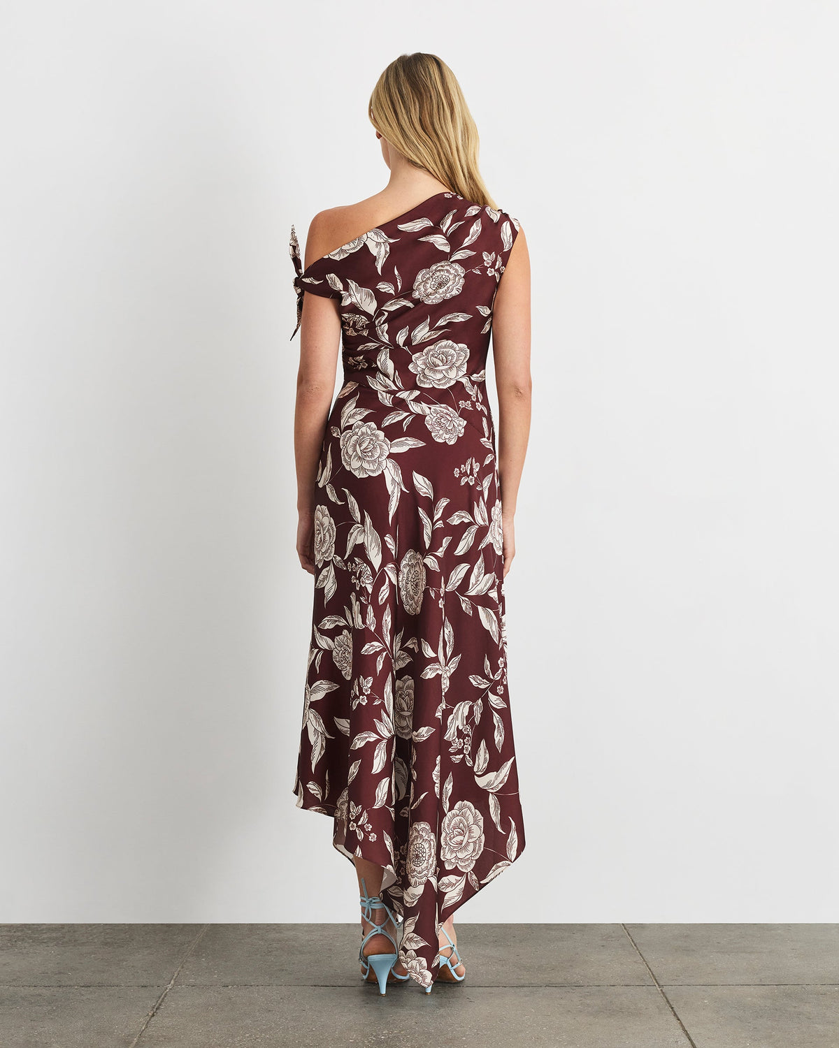 Loretta Dress in Deep Redwood Multi