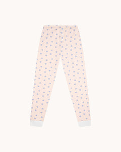 Children's Love Heart Pajamas in Pink
