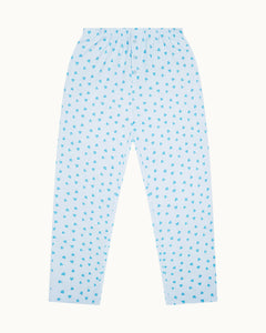 Love Heart Pajama in Adult Blue