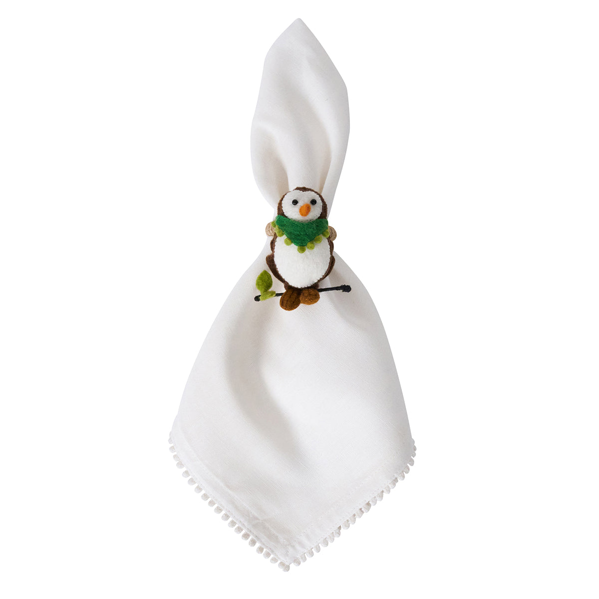 Berry & Thread North Pole Animal Napkin Ring Assorted, Set of 4