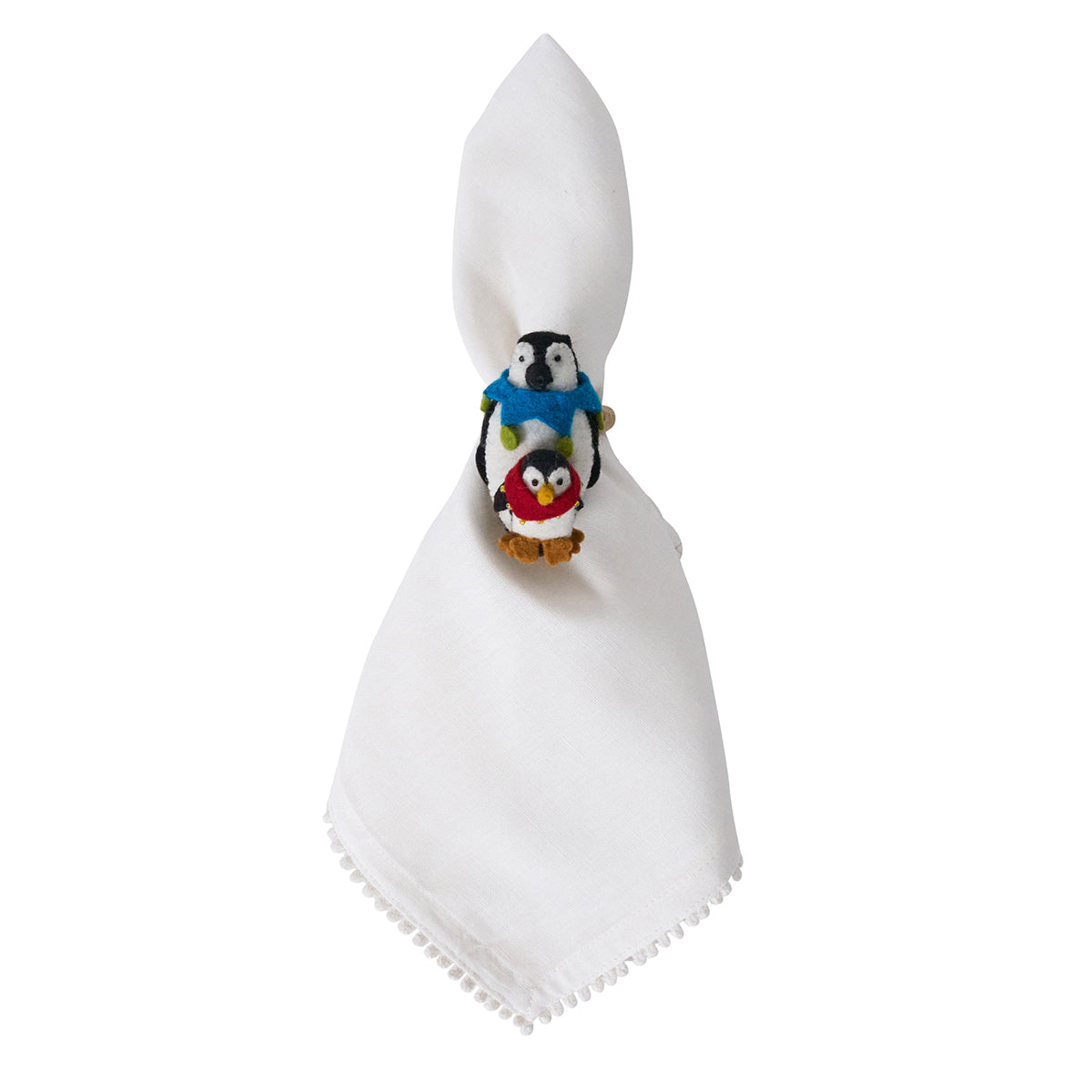 Berry & Thread North Pole Animal Napkin Ring Assorted, Set of 4