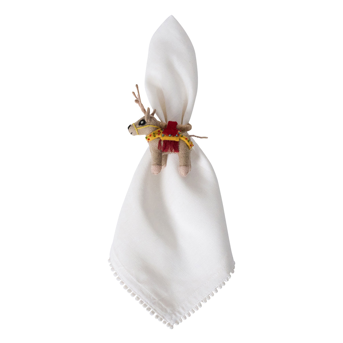 Berry & Thread North Pole Animal Napkin Ring Assorted, Set of 4