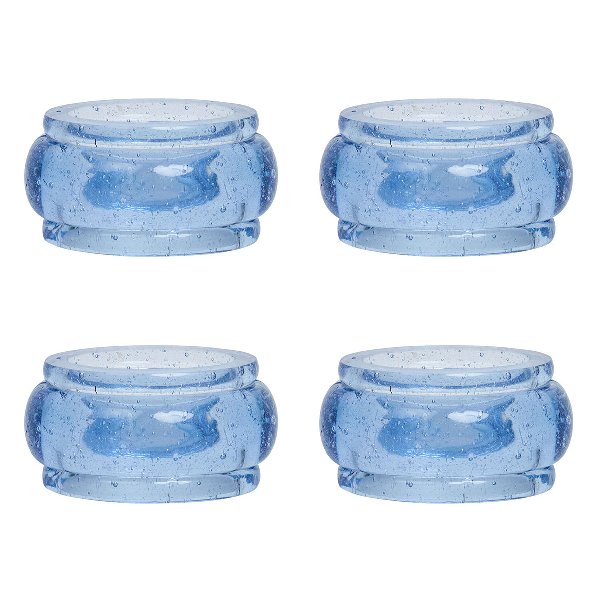 Provence Napkin Ring in Chambray, Set of 4