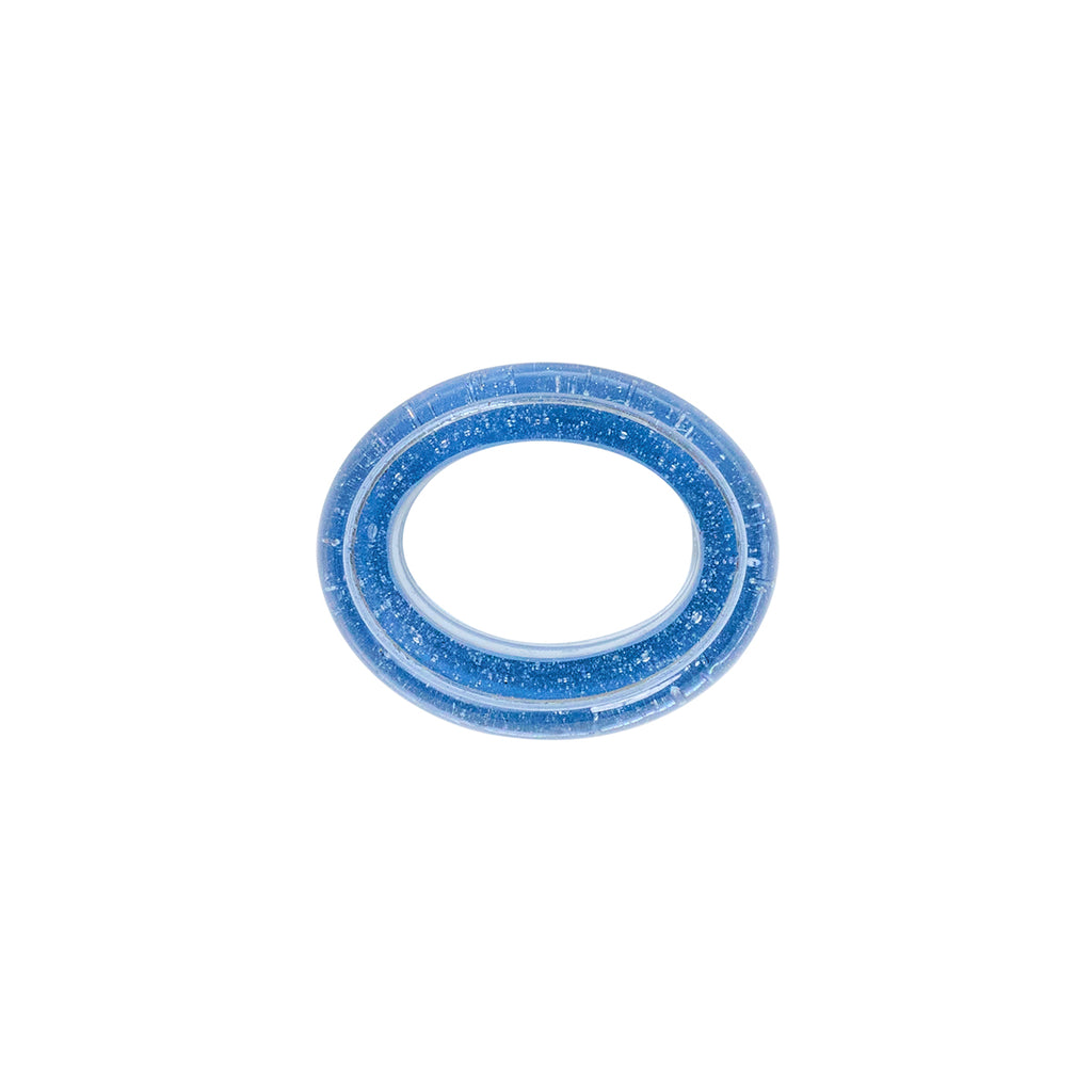 Provence Napkin Ring in Chambray, Set of 4