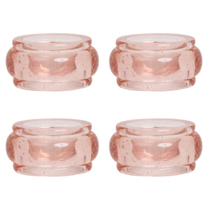 Provence Napkin Ring in Blush, Set of 4