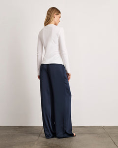 Long Sleeve Kelsey Top in Optic White