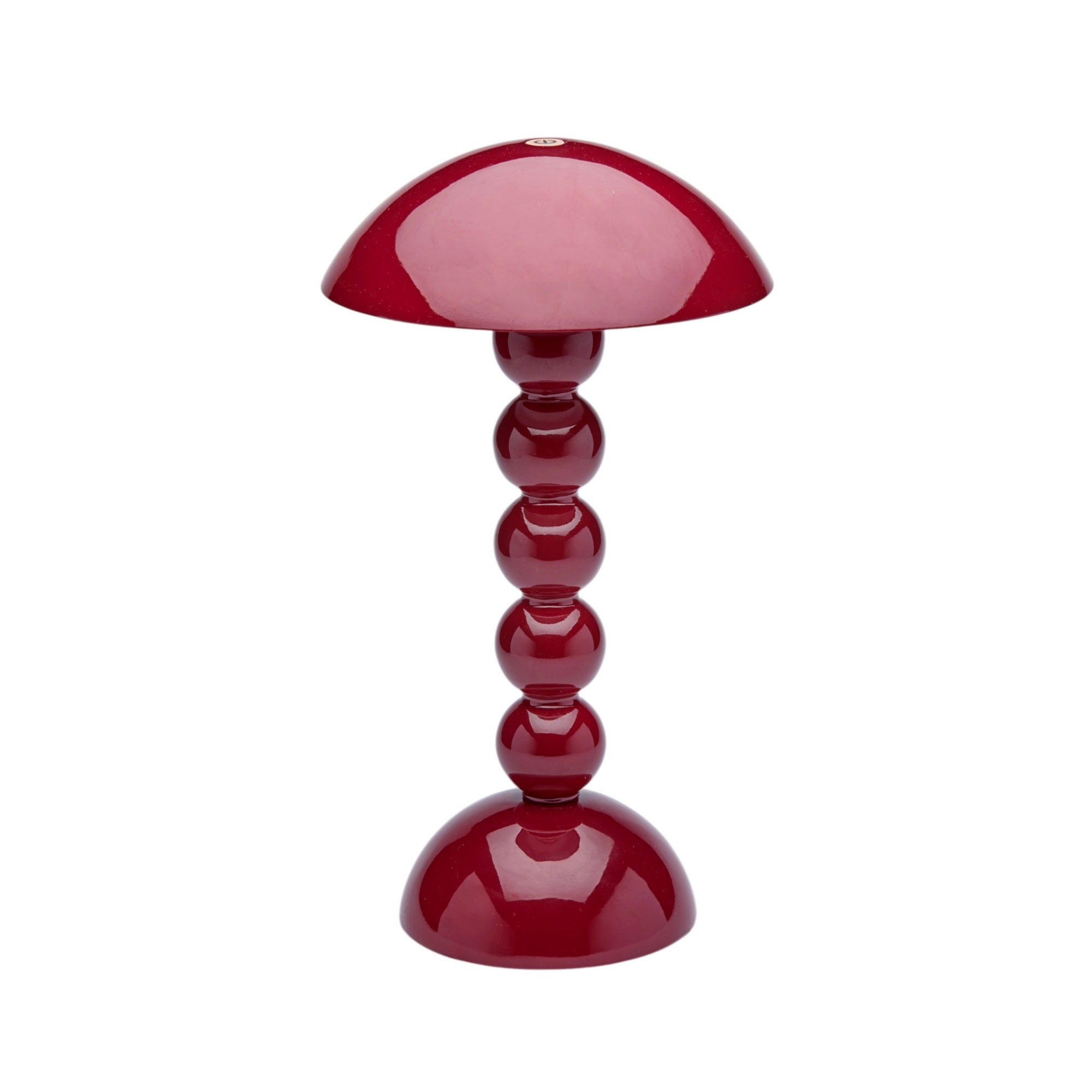 Cherry Lacquer Rechargeable Bobbin Lamp