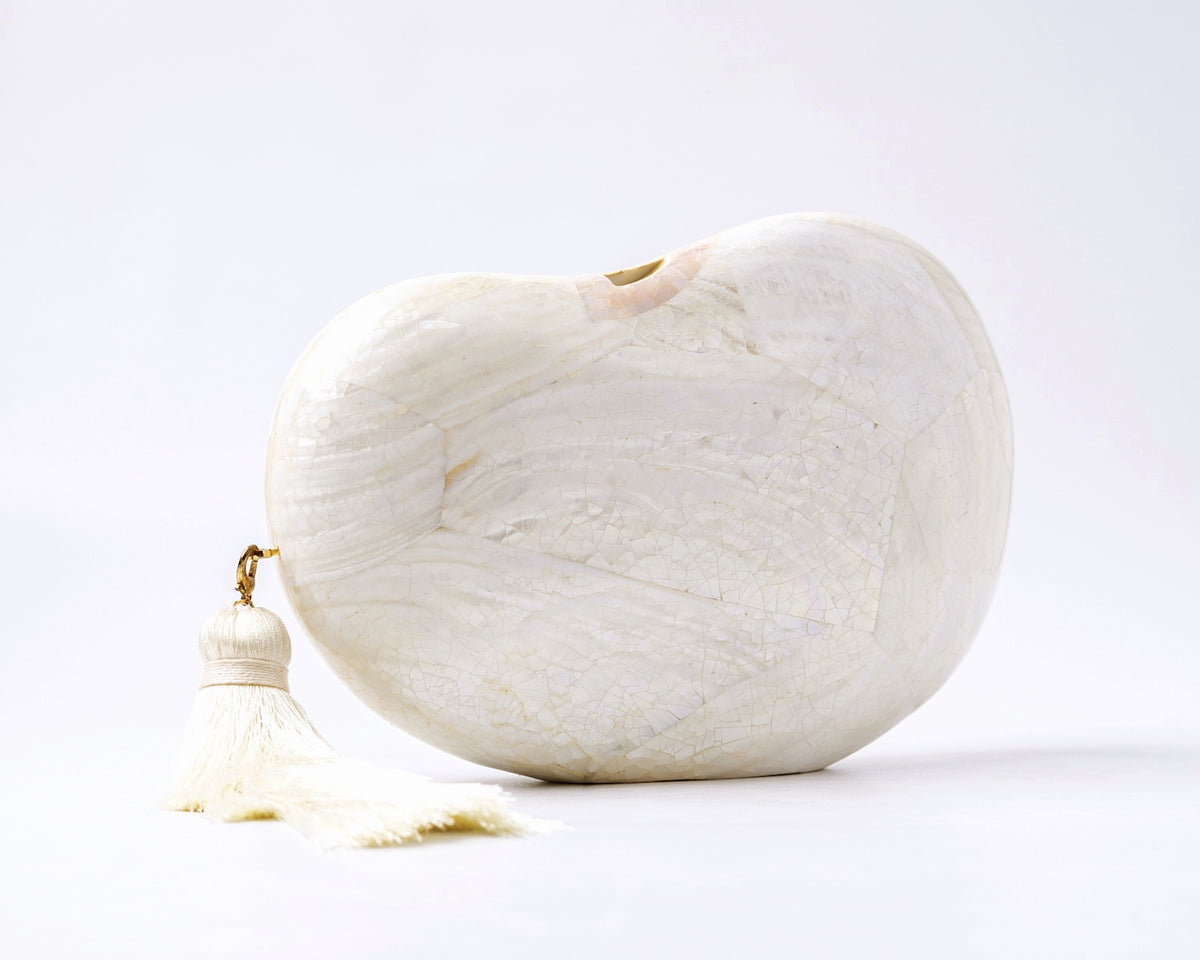 Lucia Clutch in White