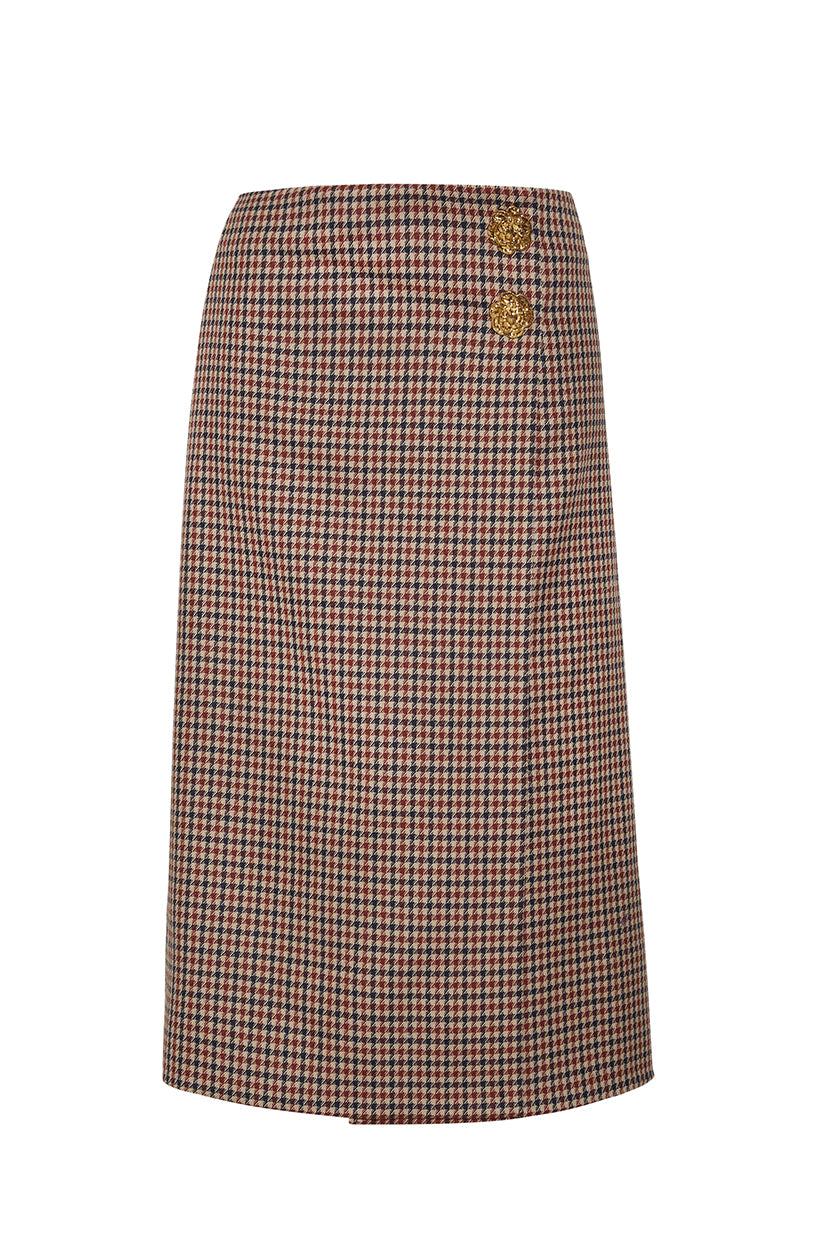 Luca Skirt in Dante Plaid