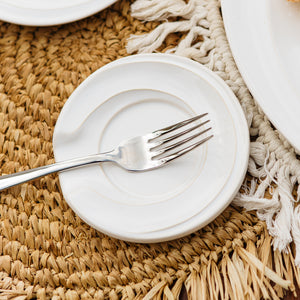 Luna Spoon Rest in White