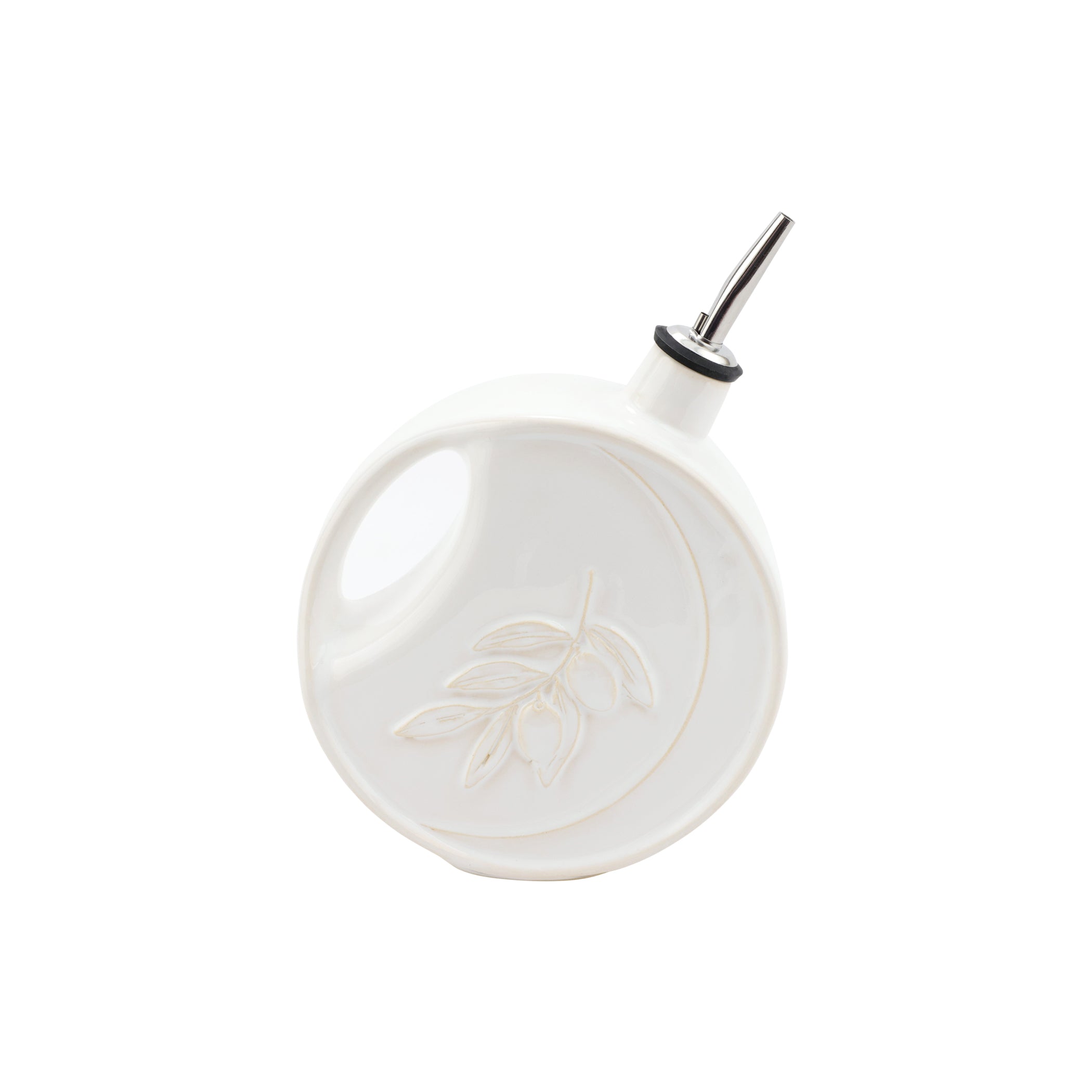 Luna Olive Oil Bottle in White