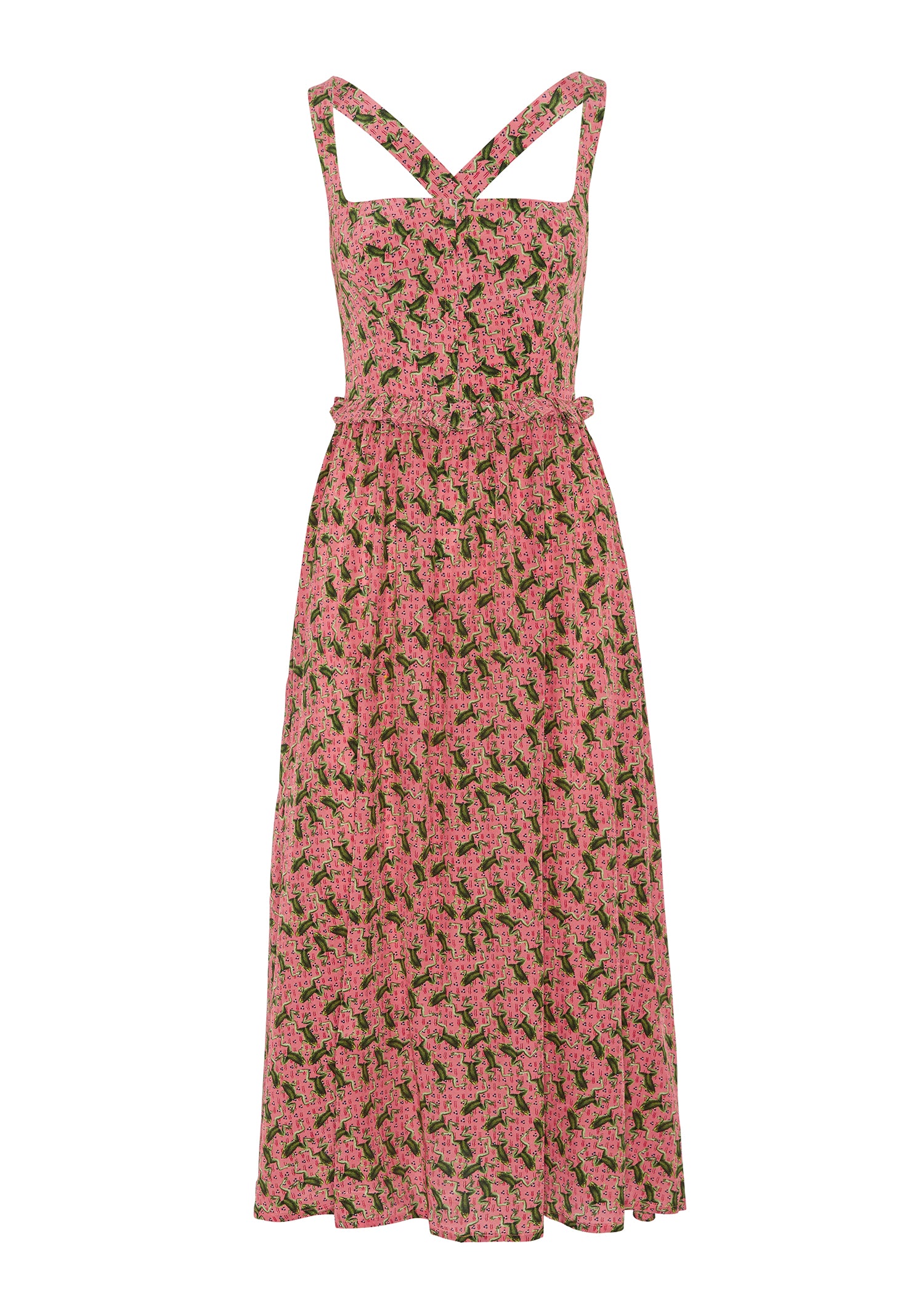 Lana Dress in Frog Blossom